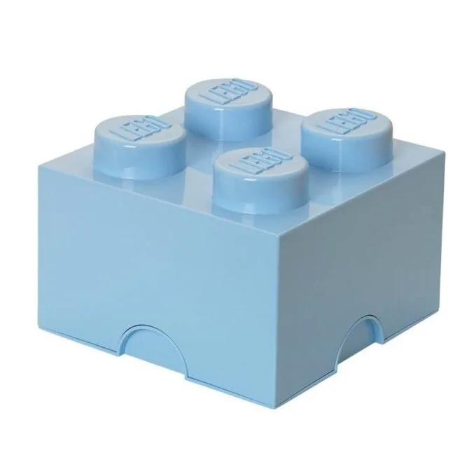 Lego Storage Brick 4 light blue — image 1