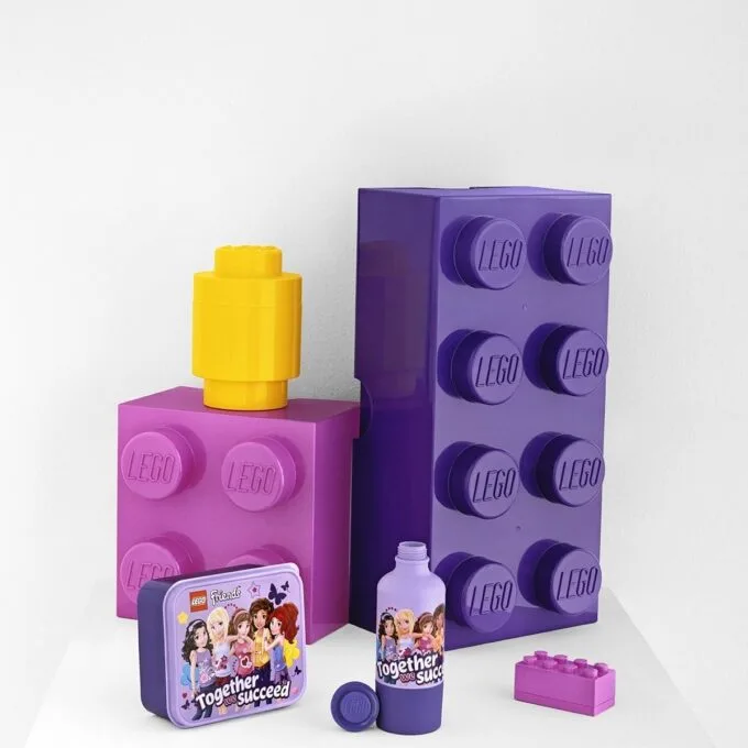 Lego Storage Brick 4 Pink — image 3