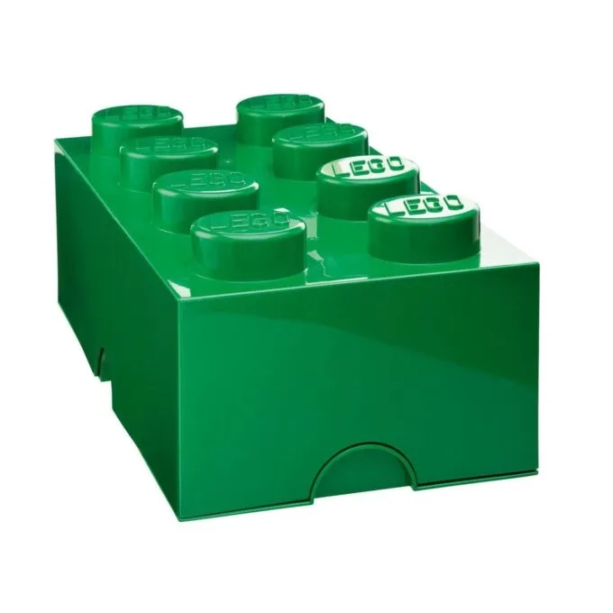 Lego Storage Brick 8 green — image 1