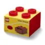 Lego Brick 4 Desk Drawr Red
