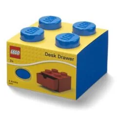 Lego Brick 4 Desk Drawr blue