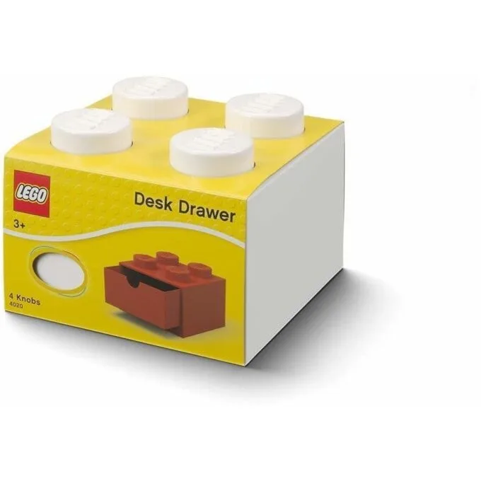 Lego Brick 4 Desk Drawer White — image 3