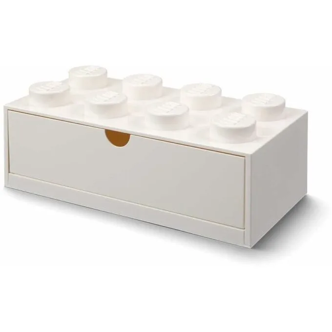 Lego Brick 8 Desk Drawer White — image 1