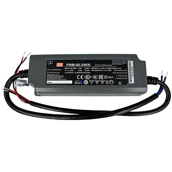 Meanwell PWM-60-24KN KNX LED Driver 60W 12V — image 1