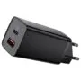 Baseus GaN2 Lite, USB + USB-C, 65W, EU (black)
