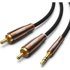 Ugreen 2x RCA (Cinch) jack 3.5mm, 2m black