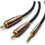 Ugreen 2x RCA (Cinch) jack 3.5mm, 2m black