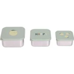 Lassig Happy Fruits Lemon 3 pcs green
