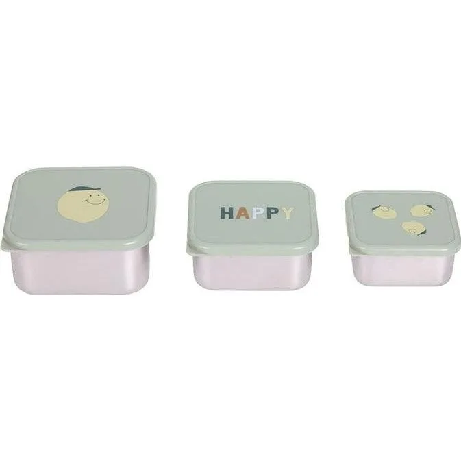 Lassig Happy Fruits Lemon 3 pcs green — image 1