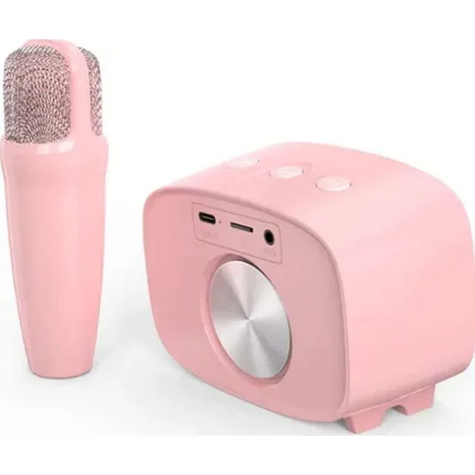 myFirst Voice 2 karaoke set: microphone and wireless speaker with pink sound modification effects — image 3
