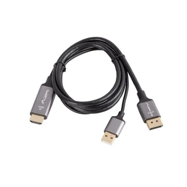 Lanberg HDMI(M) cable - DisplayPort(M) 1m 4K black — image 3