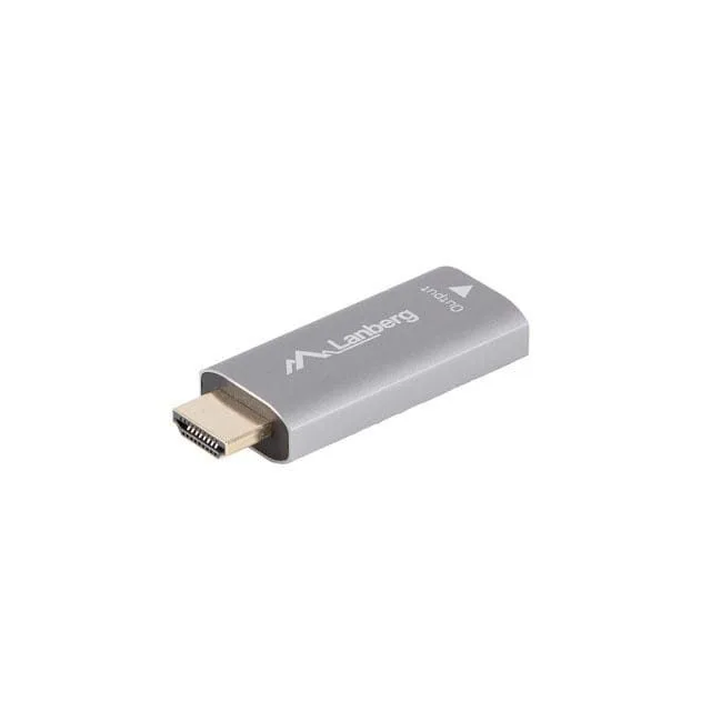 Lanberg HDMI(M) Adapter - DisplayPort(F) 4K silver — image 1