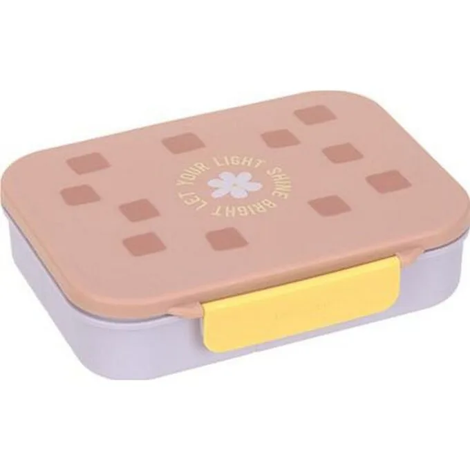 Lassig Bento Pattern Party Rose/Lilac with compartments — image 1