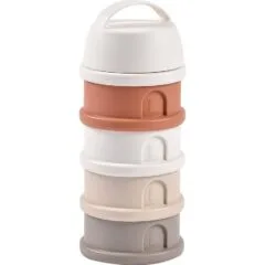 Beaba Milk Containers in Powder 4 Beige Chambers