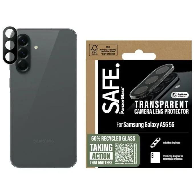 PanzerGlass Safe Rings Lens Protector for Samsung Galaxy A56 5G transparent — image 1