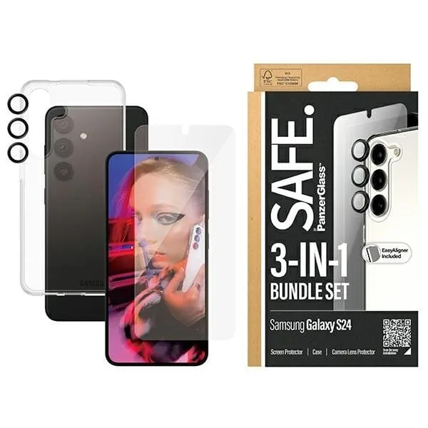 PanzerGlass Safe do Samsung Galaxy S24 Bundle 3in1 — image 1