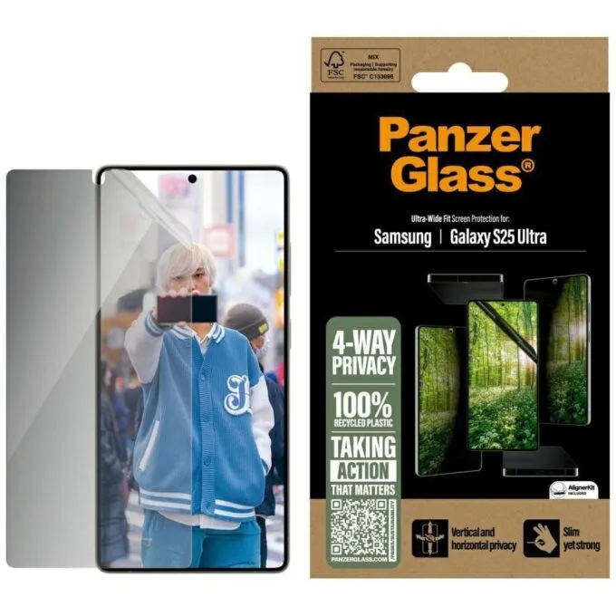 PanzerGlass Eco Matrix Ultra-Wide Fit for Samsung Galaxy S25 Ultra black — image 1