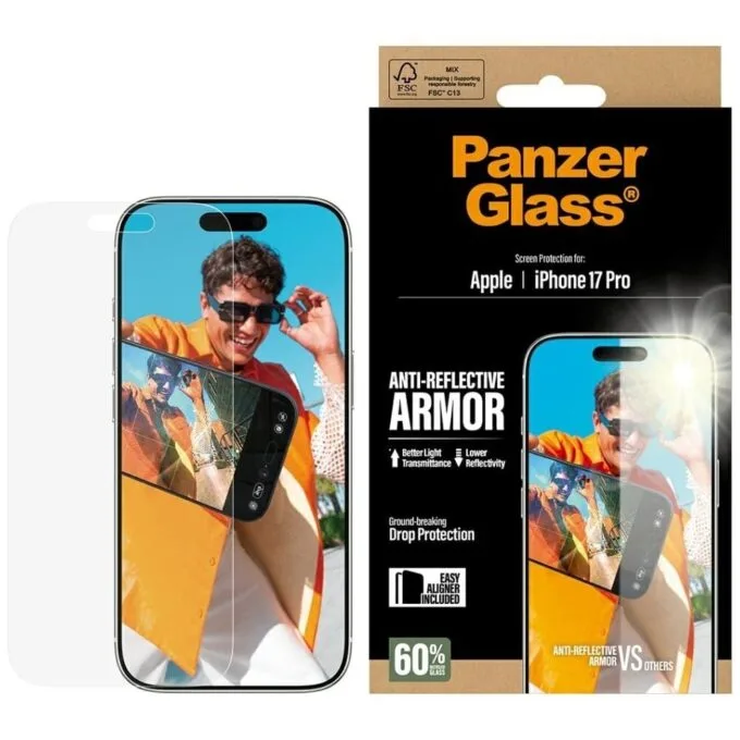 PanzerGlass Armor Anti-Reflexive EasyAligner to Apple iPhone 17 Pro — image 1