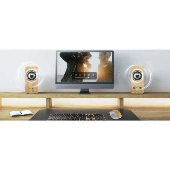Genius PC Speakers 2.0 10W SP-HF400 Pine Wood — image 8
