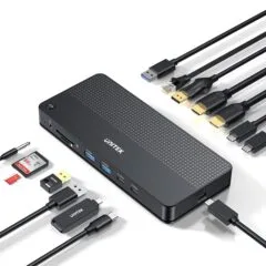 Unitek KVM Switch 2 PCs 2 monitors 4K