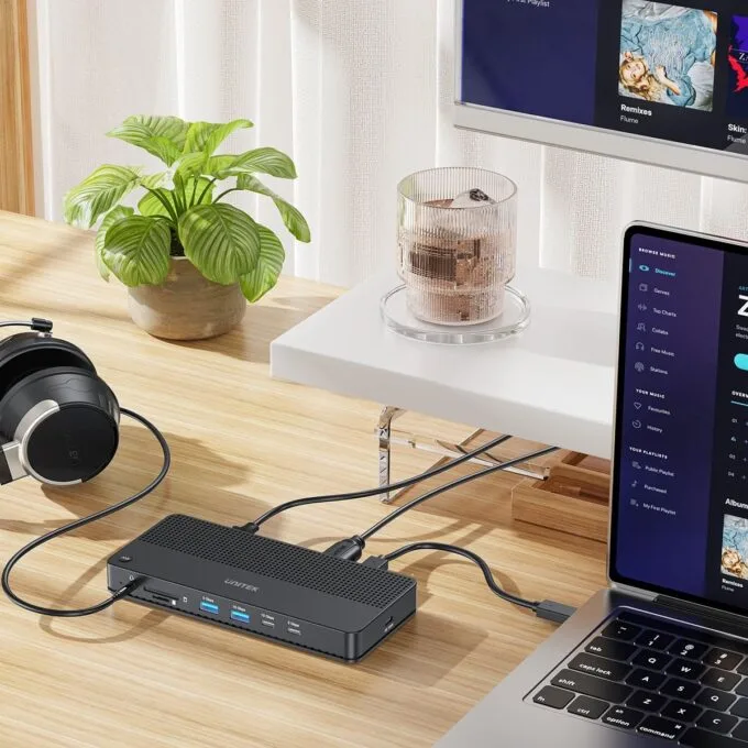Unitek KVM Switch 2 PCs 2 monitors 4K — image 5
