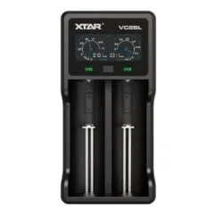 XTAR VC2S 2A Charger w/Display 2-Slots Lithium/NIMH 10440 to 26650