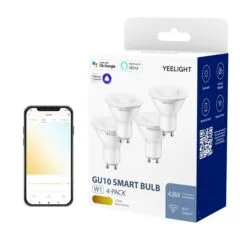 Yeelight Light bulb GU10 W1 (dark) | WiFi | 2700K | 4 pcs.