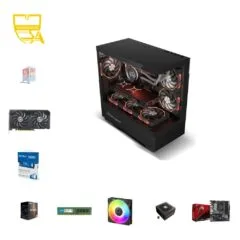 Custom Gaming PC - Ryzen 5 5600X, RTX 4060 Ti, 16GB DDR4, 500GB NVMe
