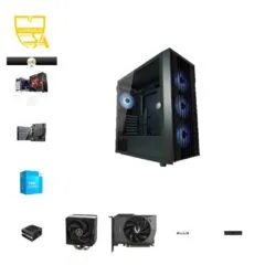 Custom 1080p Gaming PC - Intel i3-14100F, RTX 3050 8GB, 8GB DDR4, 1TB NVMe