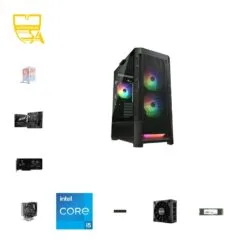 Custom Gaming PC - Intel Core i5-12400F, GeForce RTX 5060 Ti 8GB, 16GB DDR4, 1TB NVMe