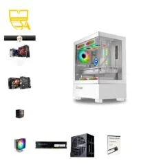 Custom 1080p Gaming PC - Ryzen 5 5600G, Integrated Graphics, 16GB DDR4, 512GB NVMe