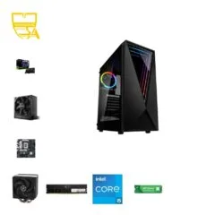 Custom 1080p Gaming PC - Intel Core i5-12400, RTX 5060 8GB, 16GB DDR5, 1TB NVMe