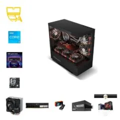 Custom Gaming PC - Intel Core i3-14100F, Radeon RX 9060 XT, 16GB DDR5, 1TB NVMe