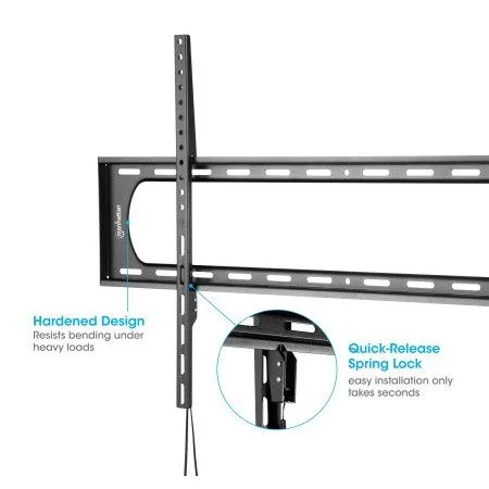 Wall holder for TV 60-120" LED/LCD 120kg slim 35mm — image 5