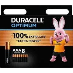 Duracell Alkaline AAA (8pcs) Optimum