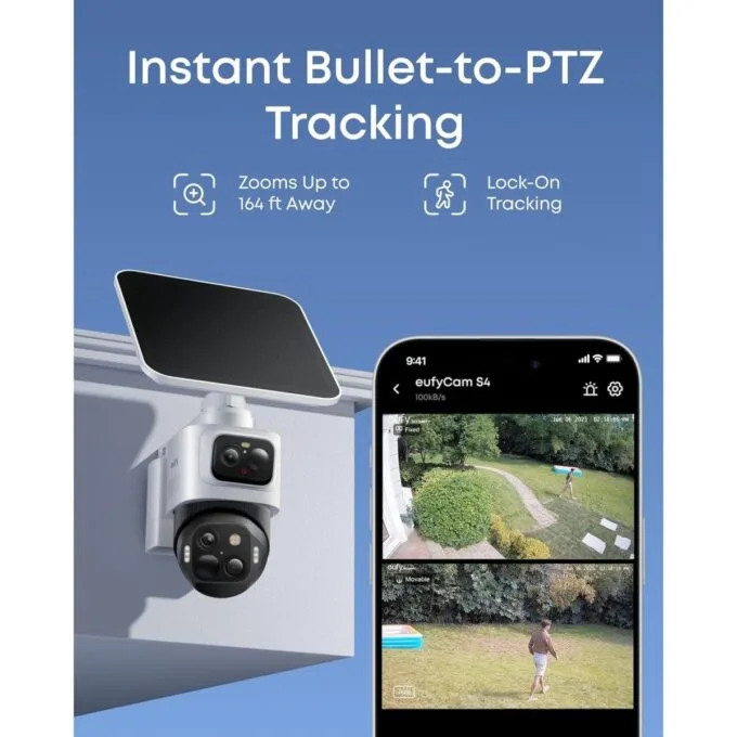 Anker Eufy Security Camera Kit S4 1 x 4K PTZ + Solar Panel — image 4