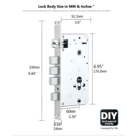 Zudsec Standalone Door Lock Metal with Face/Fingerprint/Key-WiFi — image 5