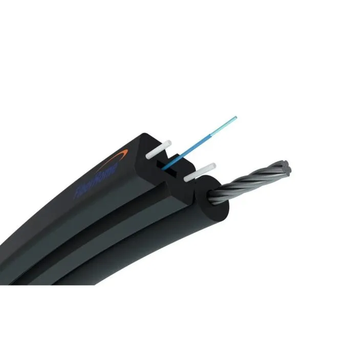 Opton Fiber Optic Cable 1 Core SM Flat Aerial LSZH G657A1 1000m — image 1