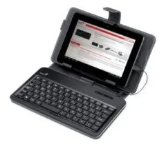 Genius Luxepad A120 Keyboard Case for Android Tablets (Compatible with 7-8 inch Tablets)