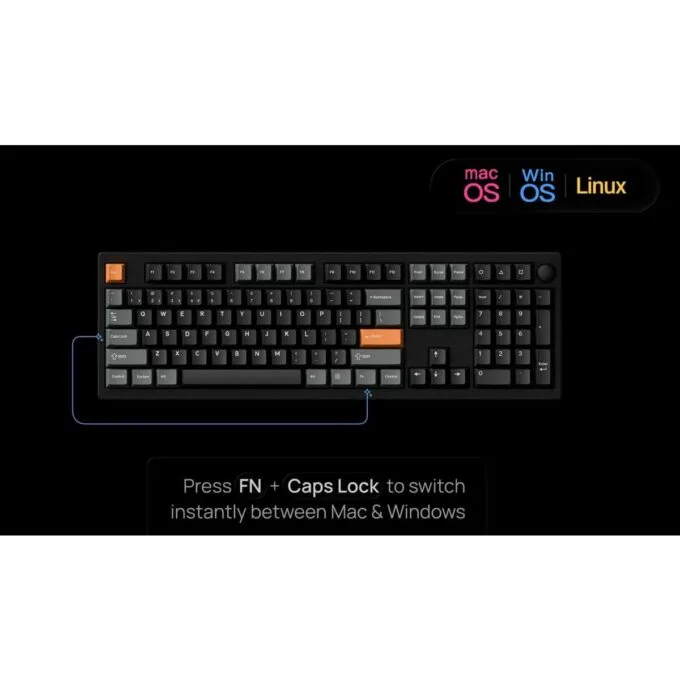 Keychron P6 Ultra (P6-M1) ZMK 8K Wireless Custom Mechanical Keyboard Red Switch RGB 100% US Layout — image 4