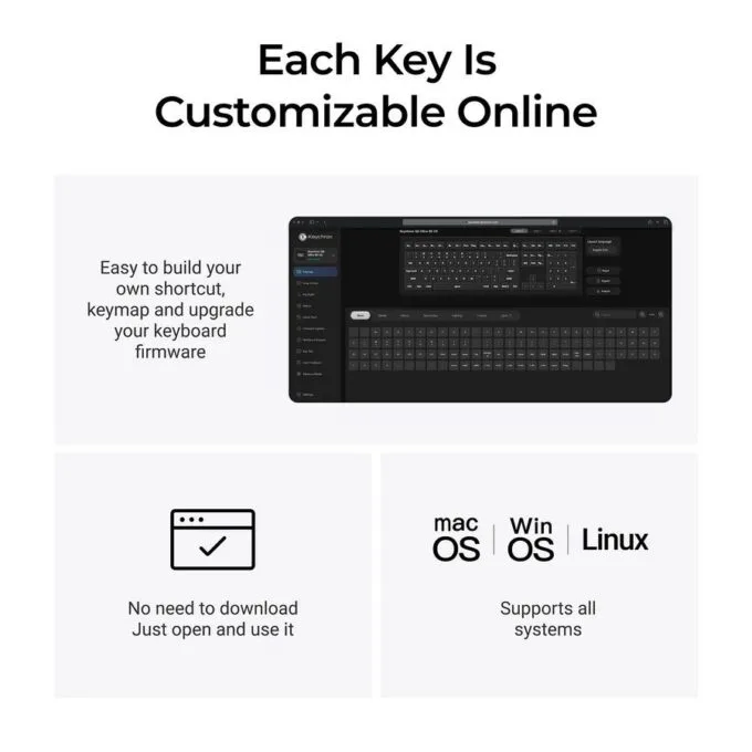 Keychron Q6 Ultra (Q6U-M3) ZMK RGB 8K Wireless Custom Mechanical Keyboard-Brown Switch 100% US — image 3