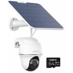 Reolink BP Outdoor Battery Camera 4K PTZ ARGUS PT Dual Ultra (B440) + 6W Panel + 64GB Micro SD (Hard Bundle)
