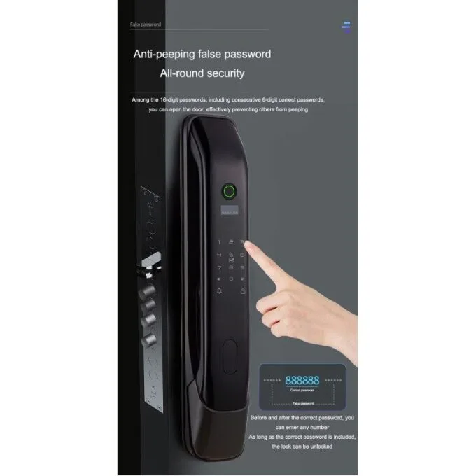 Zudsec Standalone Door Lock Metal With Fingerprint and Key-WiFi — image 7