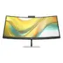 HP S5 Pro 534PM - 34-inch Curved WQHD (3440×¹440) Business Monitor - VA Panel, 100 Hz, 5ms, 400 Nits, Poly Studio 5MP Webcam, Speakers, USB-C 100W, LAN, HDMI 2.0, DP 1.4, VESA
