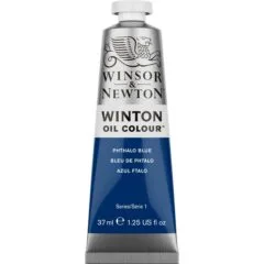 W&N WINTON OIL COLOUR 37ML TBE PHTHALO BLUE