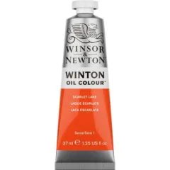 W&N WINTON OIL COLOUR 37ML TBE SCARLET LAKE