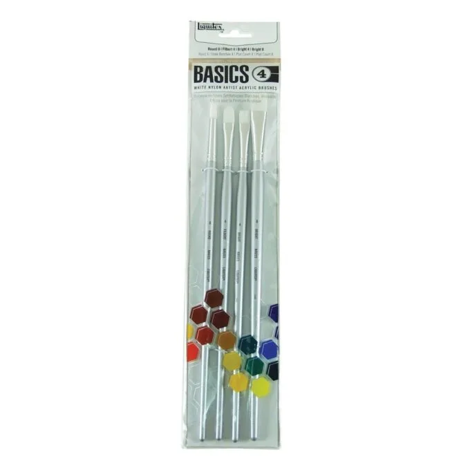 LQX BASICS BRUSH PACK 4 LONG HANDLE — image 1