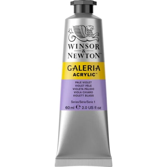 W&N GALERIA ACRYLIC COLOUR 60ML TBE PALE VIOLET — image 1