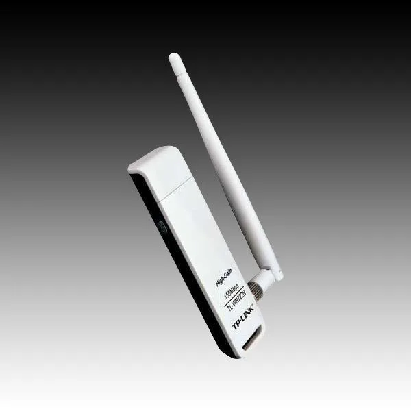 NIC TP-Link TL-WN722N, USB 2.0 Adapter, 2,4GHz High Gain Wireless N 150Mbps, Detachable Omni Directional Antenna 1 x 4dBi (RP-SMA) — image 4