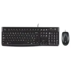 LOGITECH MK120 Corded Combo - BLACK - USB - BGR